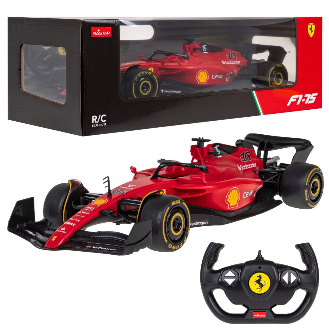 Autko zdlanie strownane Ferrari F1 75 1:12 RASTAR