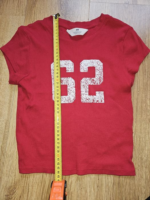 T-shirt h&m 14Y czerwony