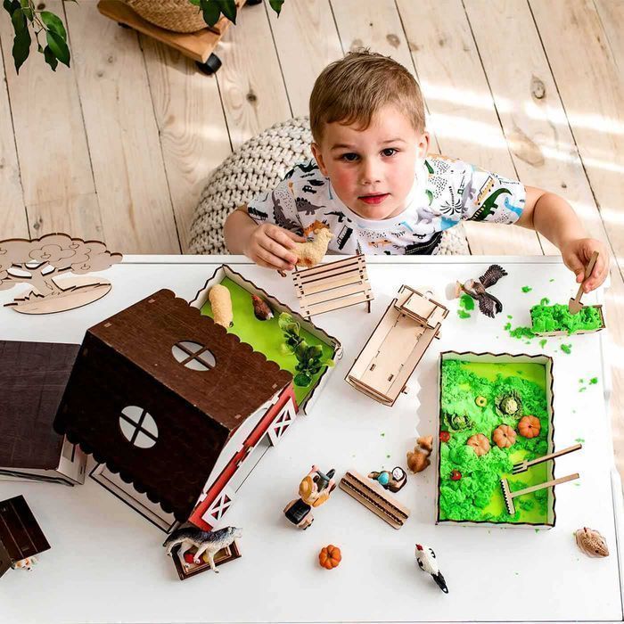 NEW! ФЕРМА для тварин шляйх для животных кукольный домик кукол лол lol