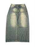 Джинси широкі baggy jeans голубі сині y2k sk8 rep rap реп