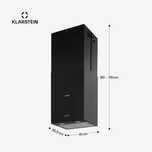 Витяжка острівна Klarstein Structura чорна