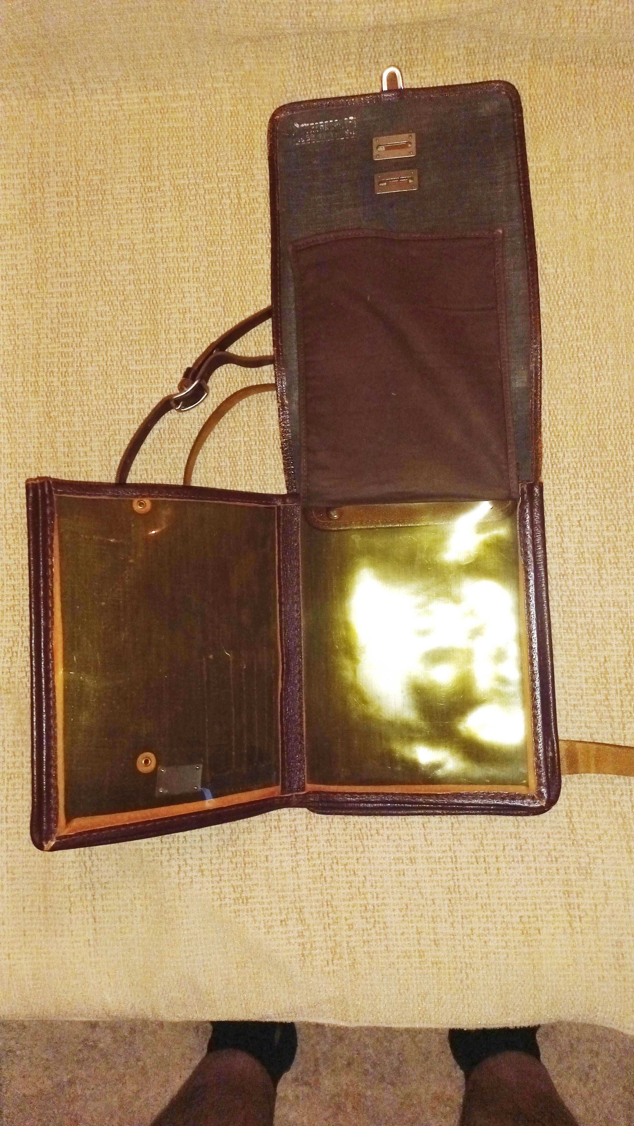 Польова сумка-планшет офіцерський, серж., кирзовий, СРСР, 1950 роки.