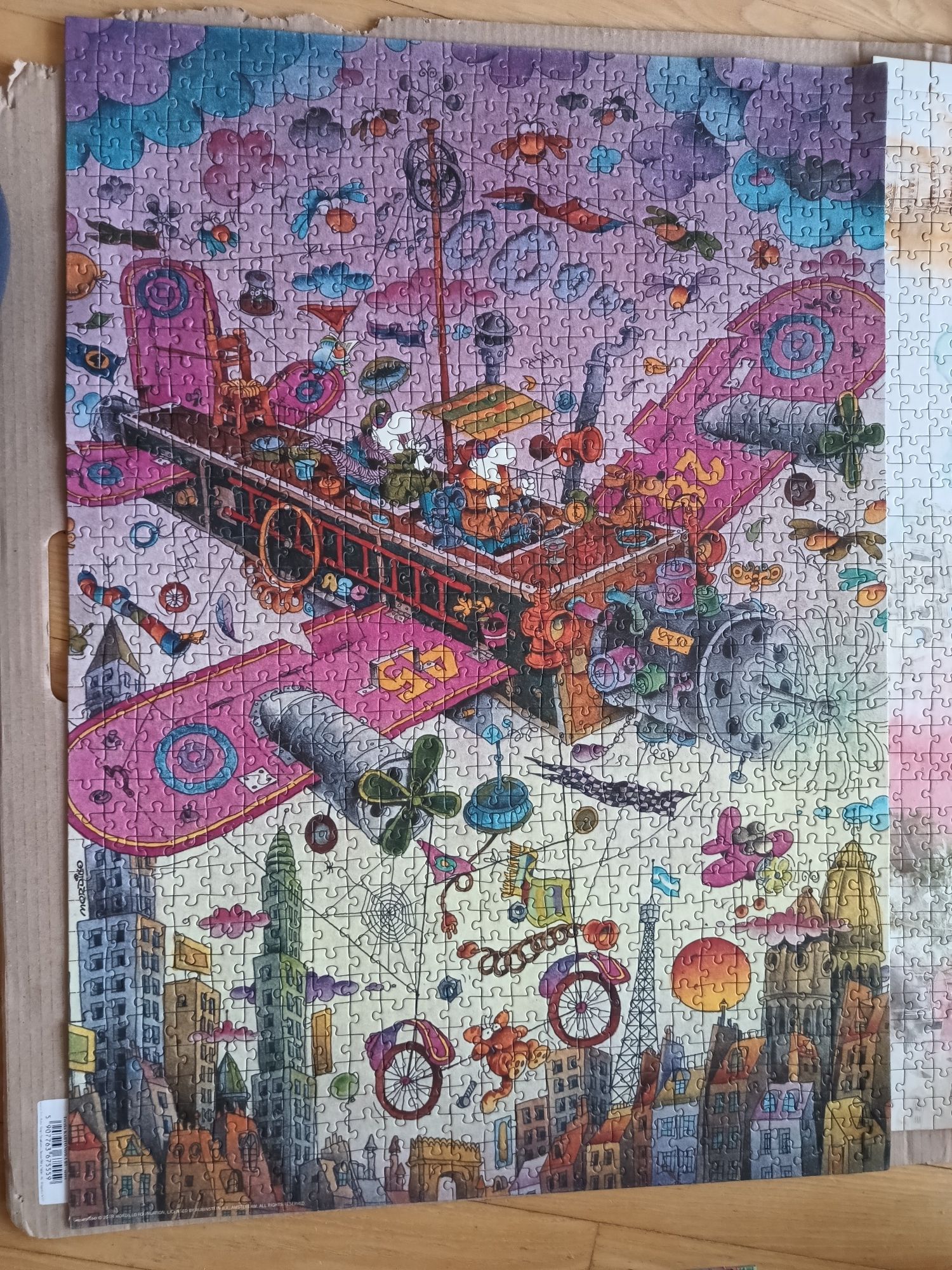 Puzzle 1000 elem Heye Bajkowy samolot