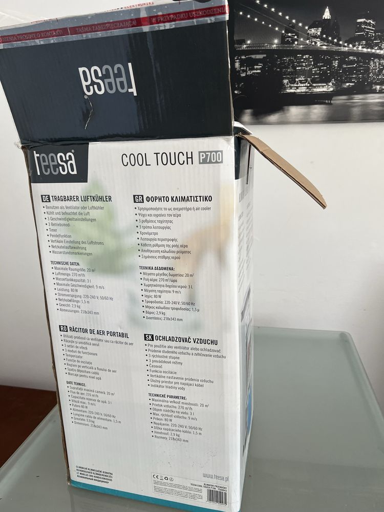 Skuteczny, elegancki, wentylator i koimatyzator Teesa Touch P 700