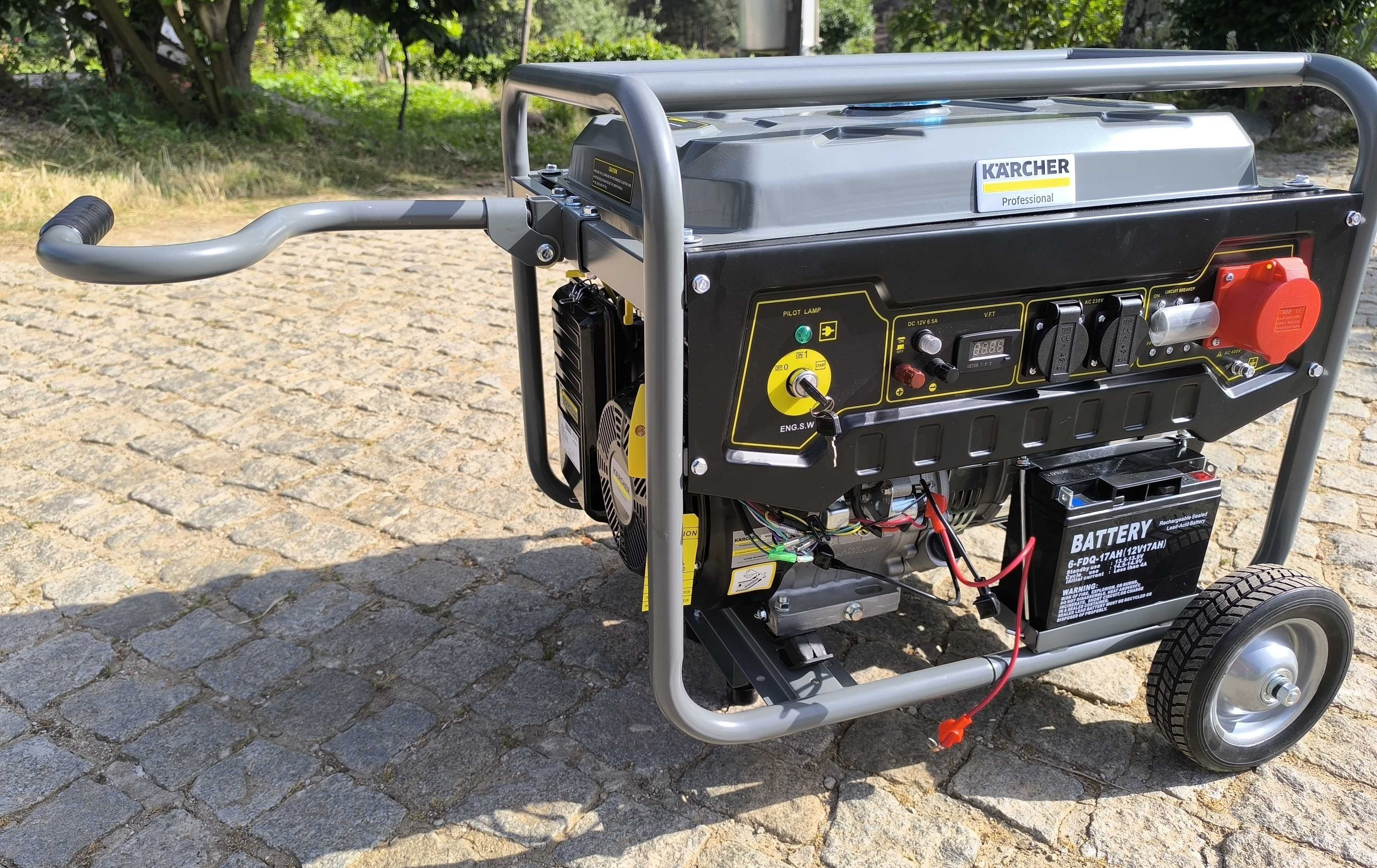 Gerador trifásico 7,5kw Kärcher PGG 8/3 - NOVO