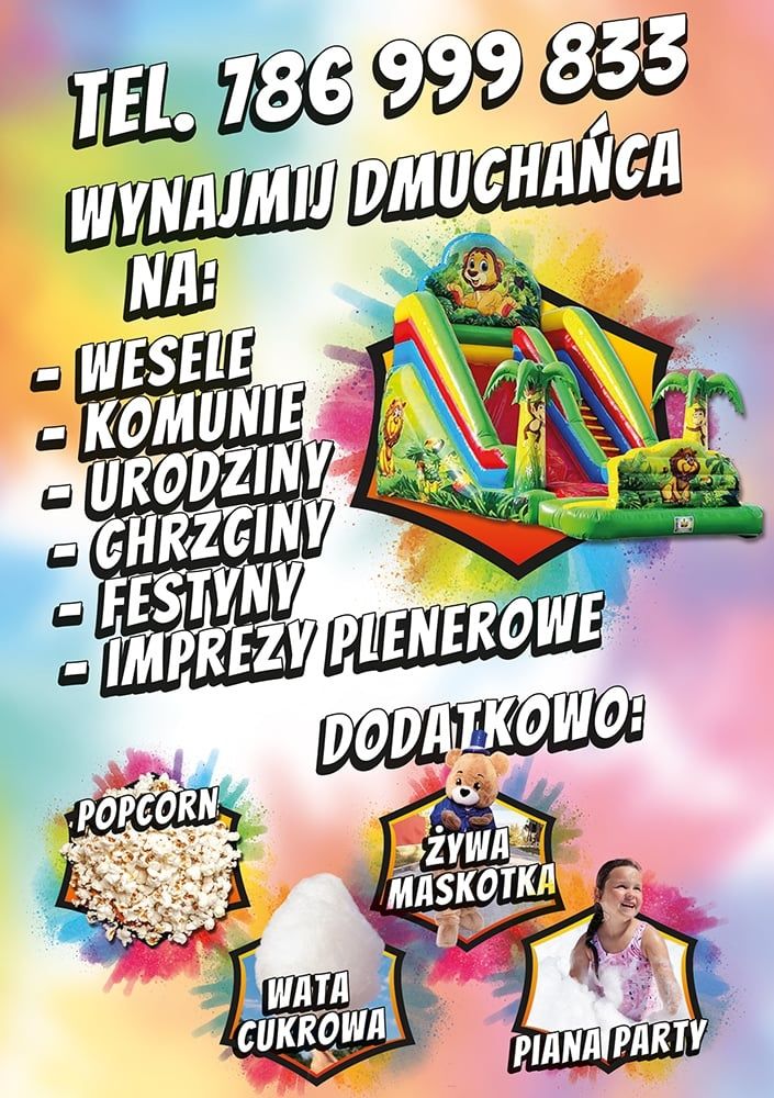 Wypożyczę dmuchańce