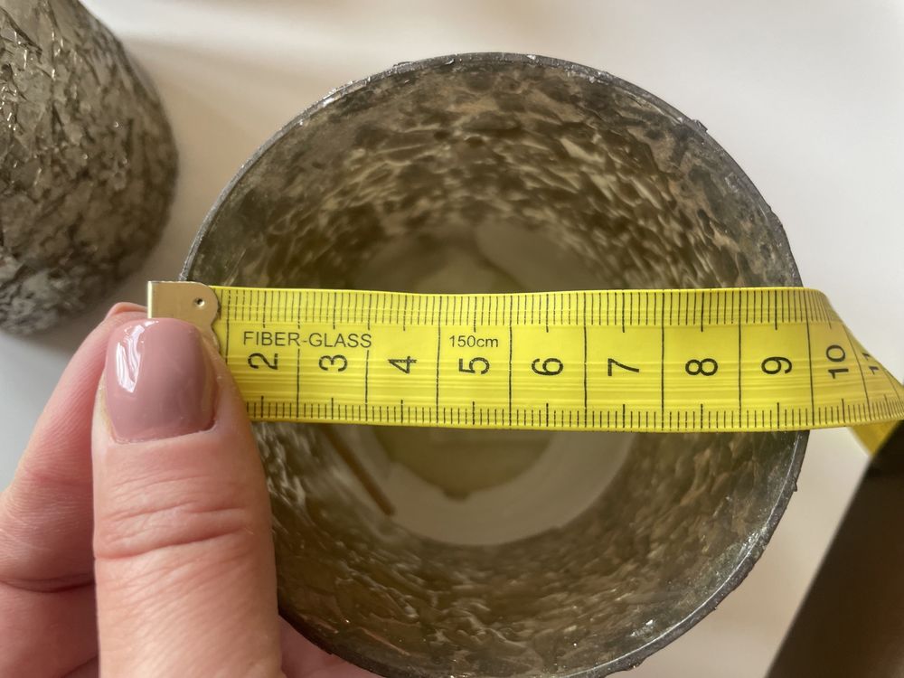 Swiecznik Zloty Agata 9 cm okazja