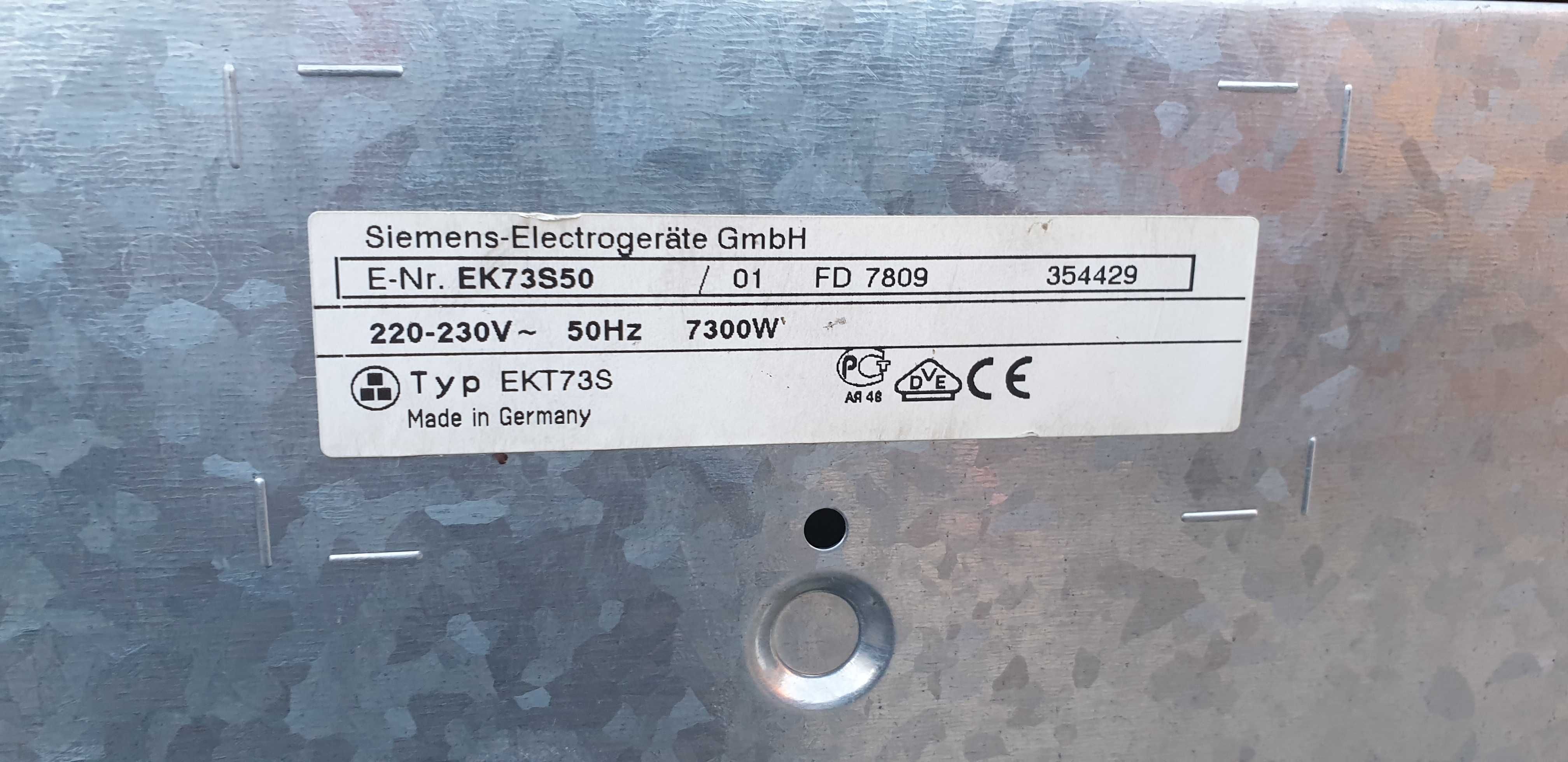 Електроплита Siemens