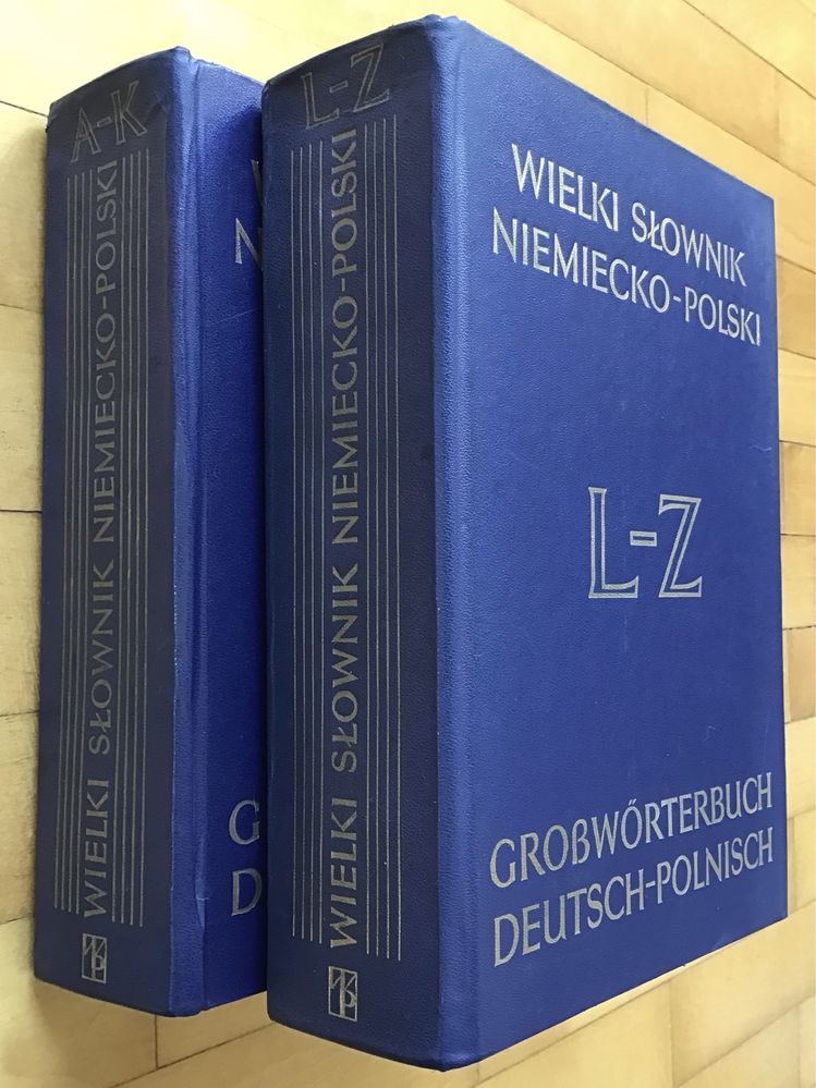 Wielki Słownik Niemiecko-Polski Od A-K i Od L-Z 1987 Rok