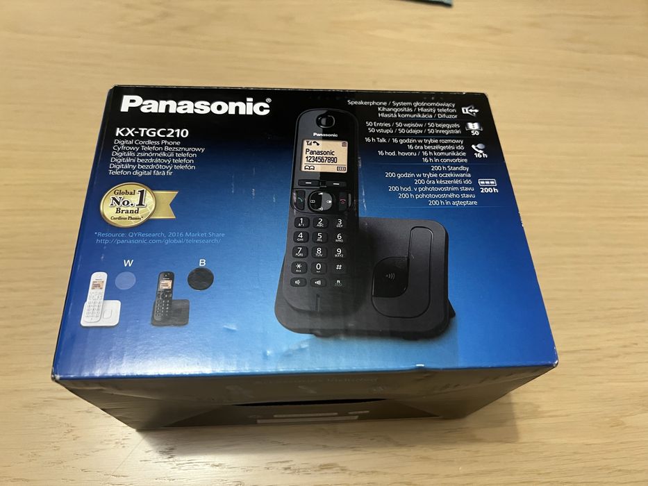 Panasonic KX-TGC210PDB - telefon bezprzewodowy DECT