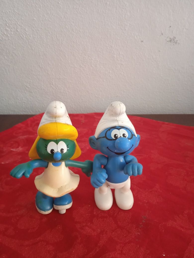 Bonecos de Smurfs