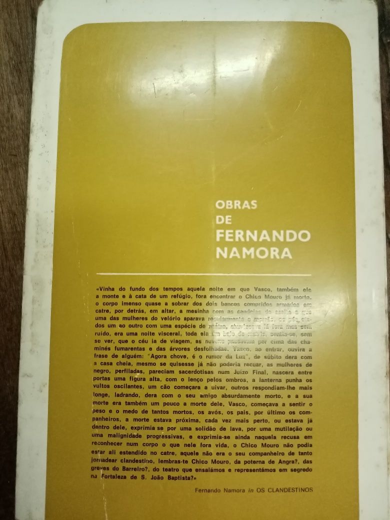 Os clandestinos, Fernando Namora