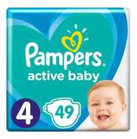 Подгузники Pampers Active Baby 4 упаковка 49 шт