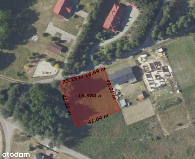 Piszkawa - Bezpośrednio - 1690m2 działka budowlana (Dom lub bliźniak)