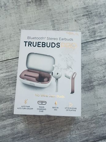 Słuchawki bezprzewodowe Truebuds Pro białe