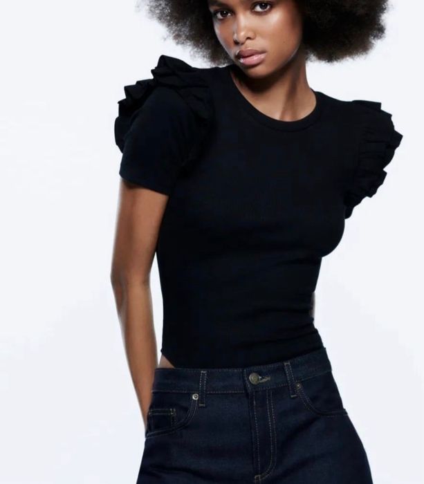 Нове чорне боді з біркою, сексі Zara, розмір XXS, XS,