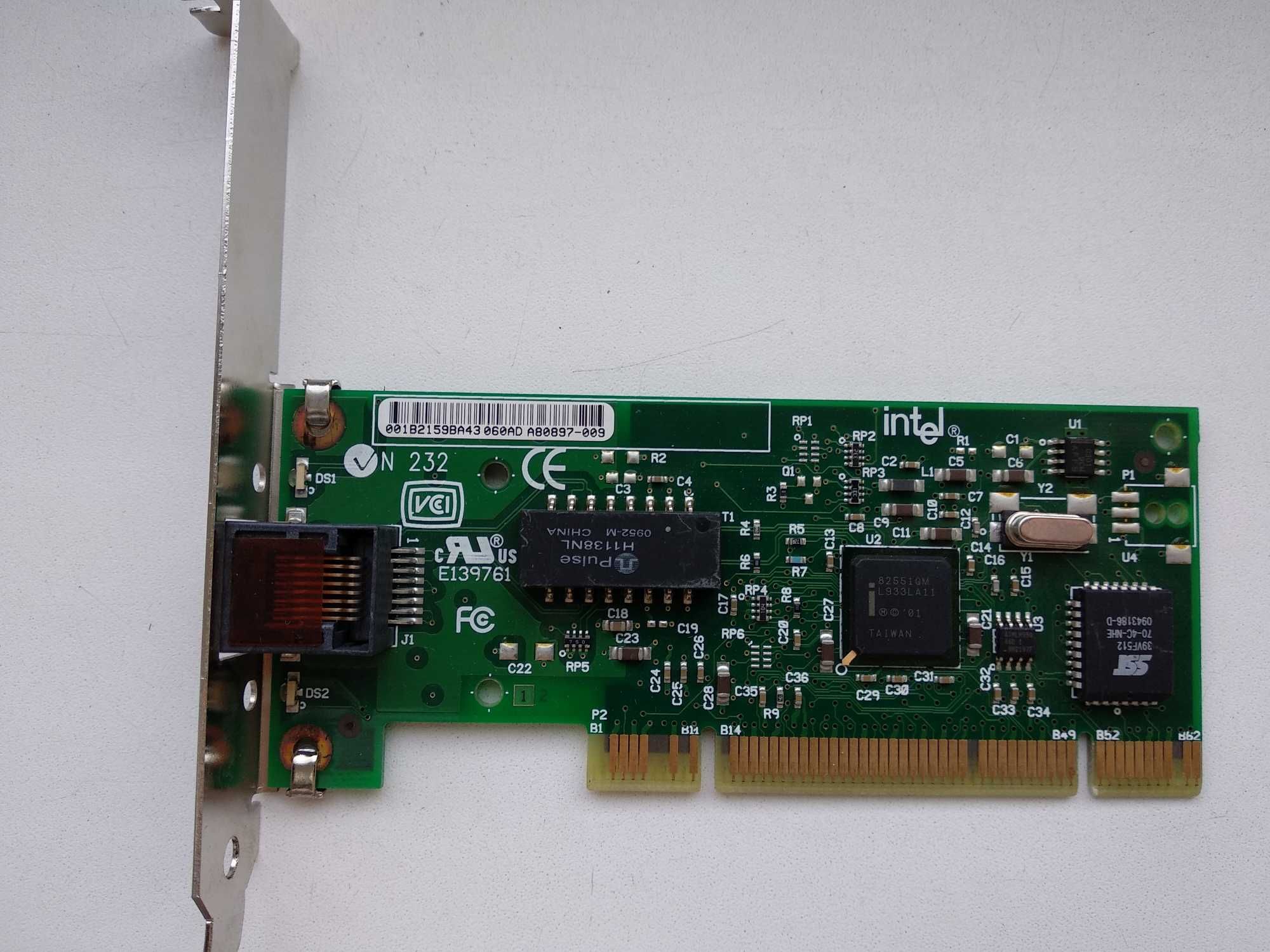 Intel Pro100 Chipset H1138NL PCI Net Card A80897-009