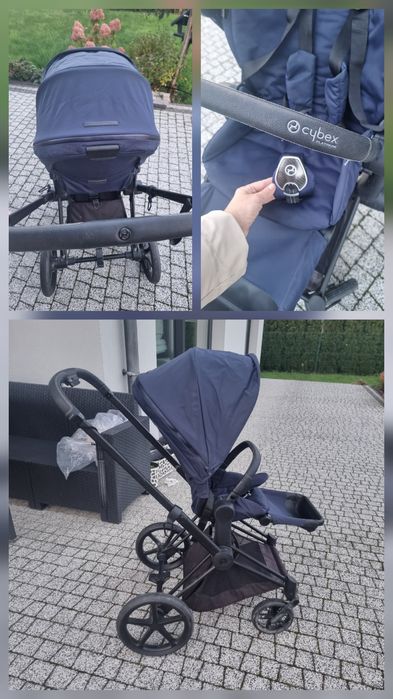 Cybex Priam, gondola, spacerówka, fotelik/łupina, baza, nosidł