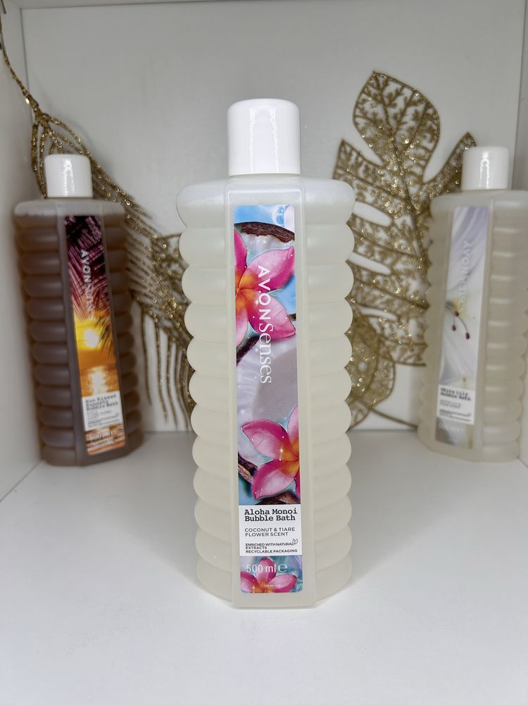 Plyn do kąpieli Avon senses kolos i kwiat tahiti 500ml