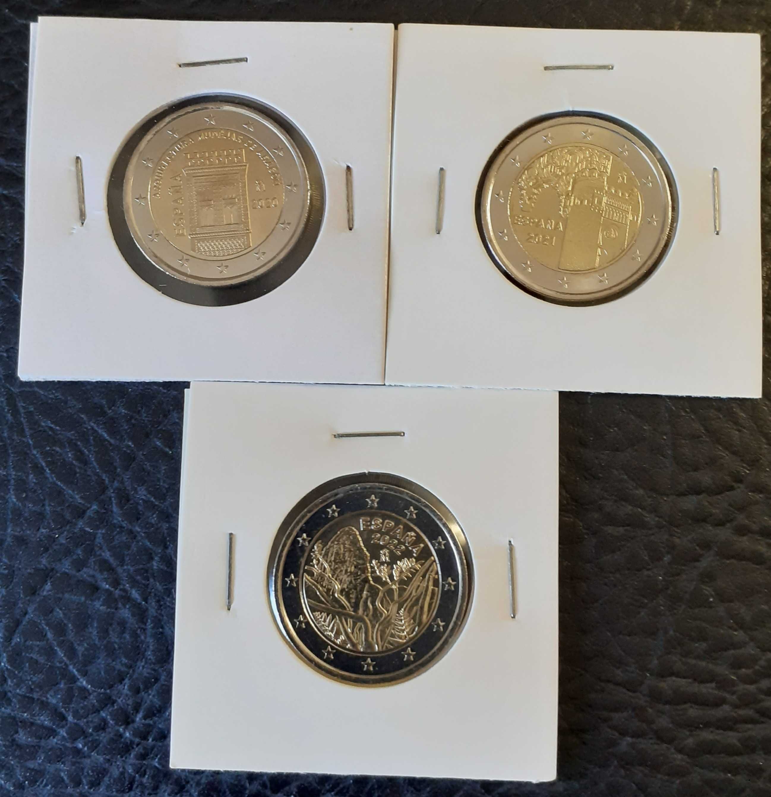 Moedas comemorativas UNC - 2 euro - ESPANHA