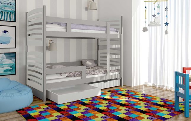 Nowe łóżko dla dwójki dzieci Olek+ materace gratis! Kolory do wyboru
