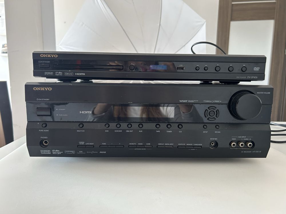 Kolumny AE 103 + audio-video Onkyo