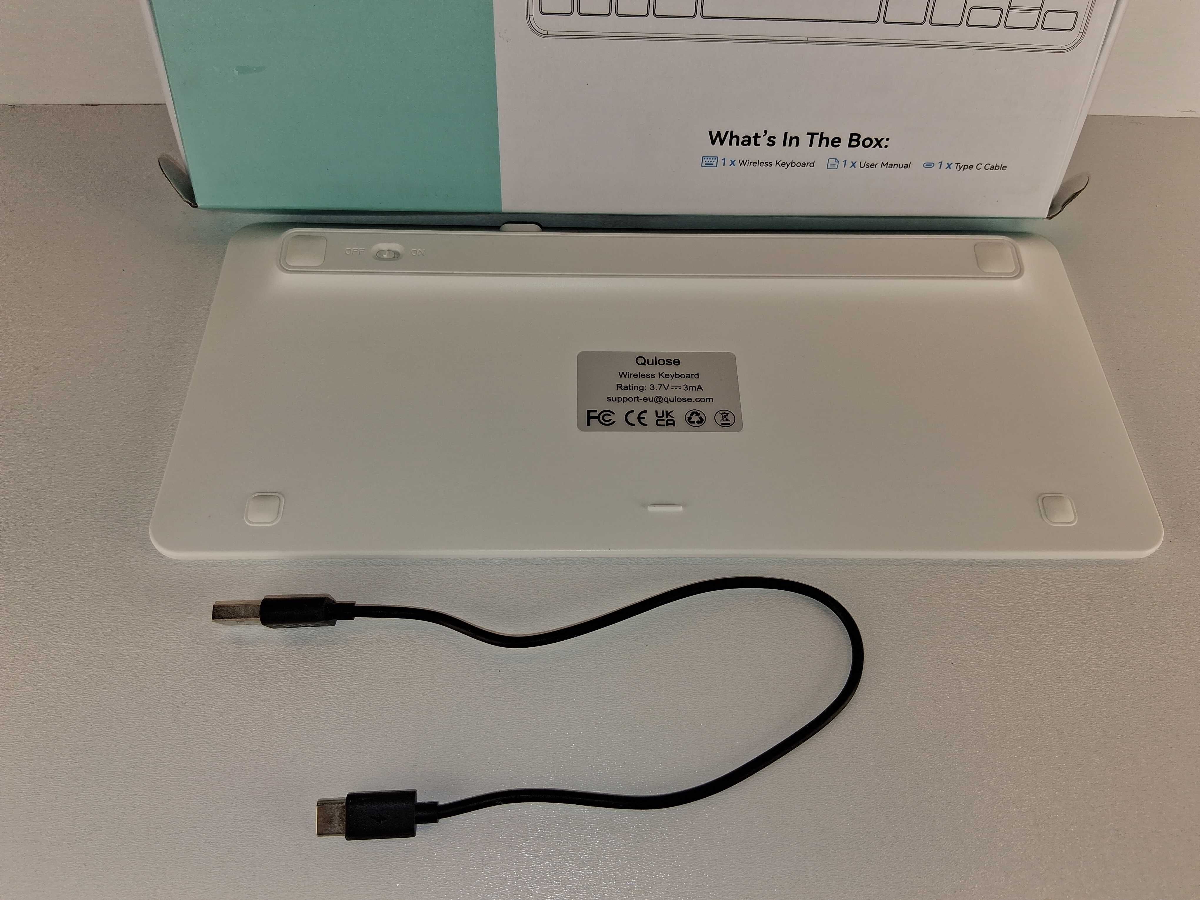 Y139 Qulose Wireless Mini Klawiatura Bezprzewodowa Typ C