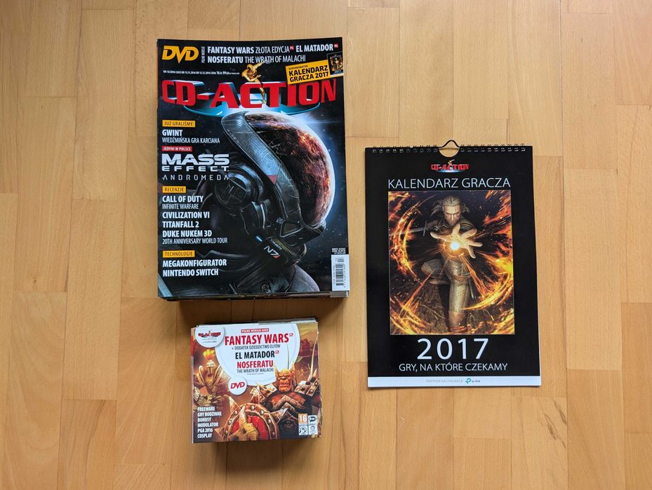 CD-Action rocznik 2016 magazyn, kalendarz