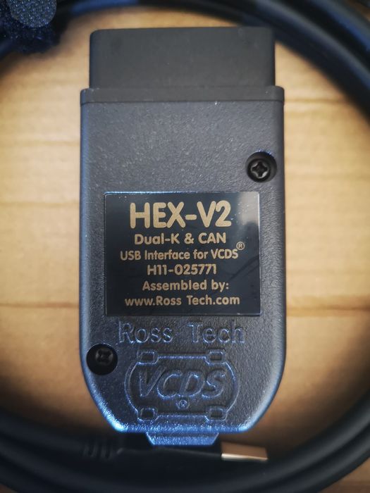 VAGCOM HEX-V2 (CAN) • Versão: 24. 7