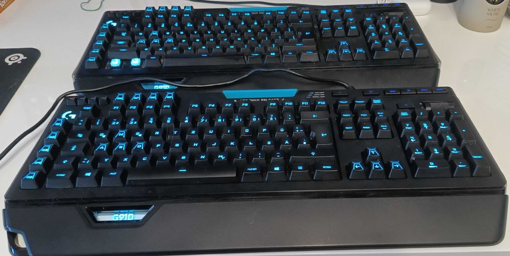 2 x Klawiatura Logitech G910 - qwerty i qwertz - double click