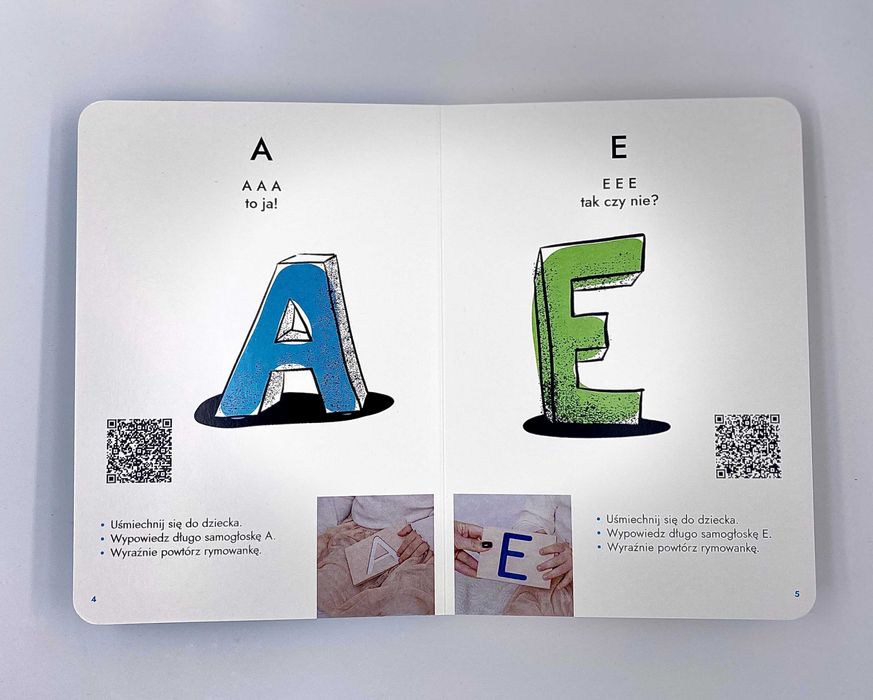Pierwsze Dźwięki Książeczka dla dzieci DŹWIĘKOWA kody QR