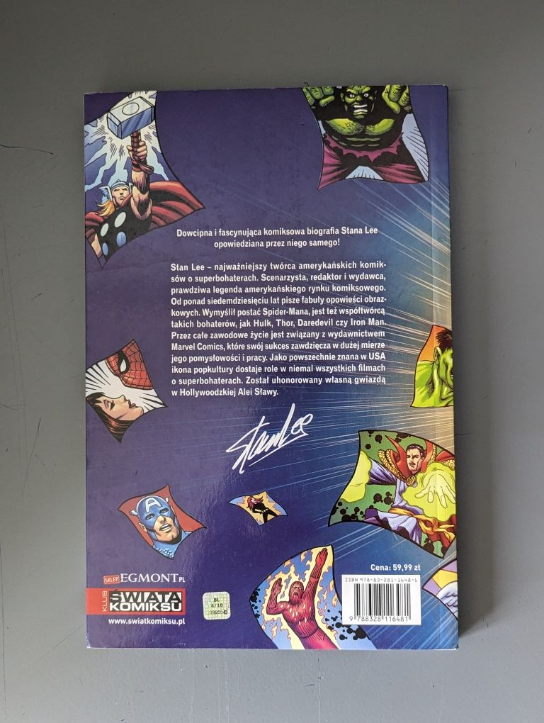 Biografia Stan Lee komiks