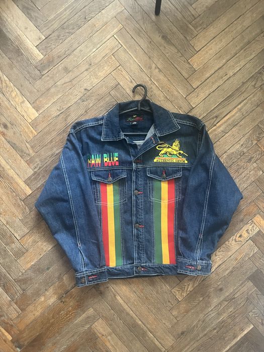 Джинсовка Raw blue ,rasta,ja.    ТОРГ!!!