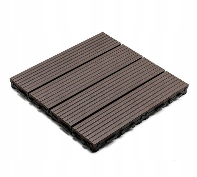 Podest Tarasowy Kompozytowy Brąz 30x30x2,5cm  taras Liderwood