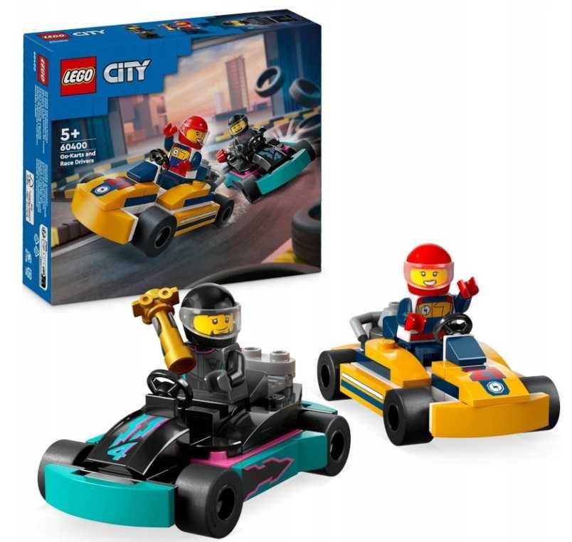 LEGO CITY 60400 Gokarty i kierowcy wyścigowi