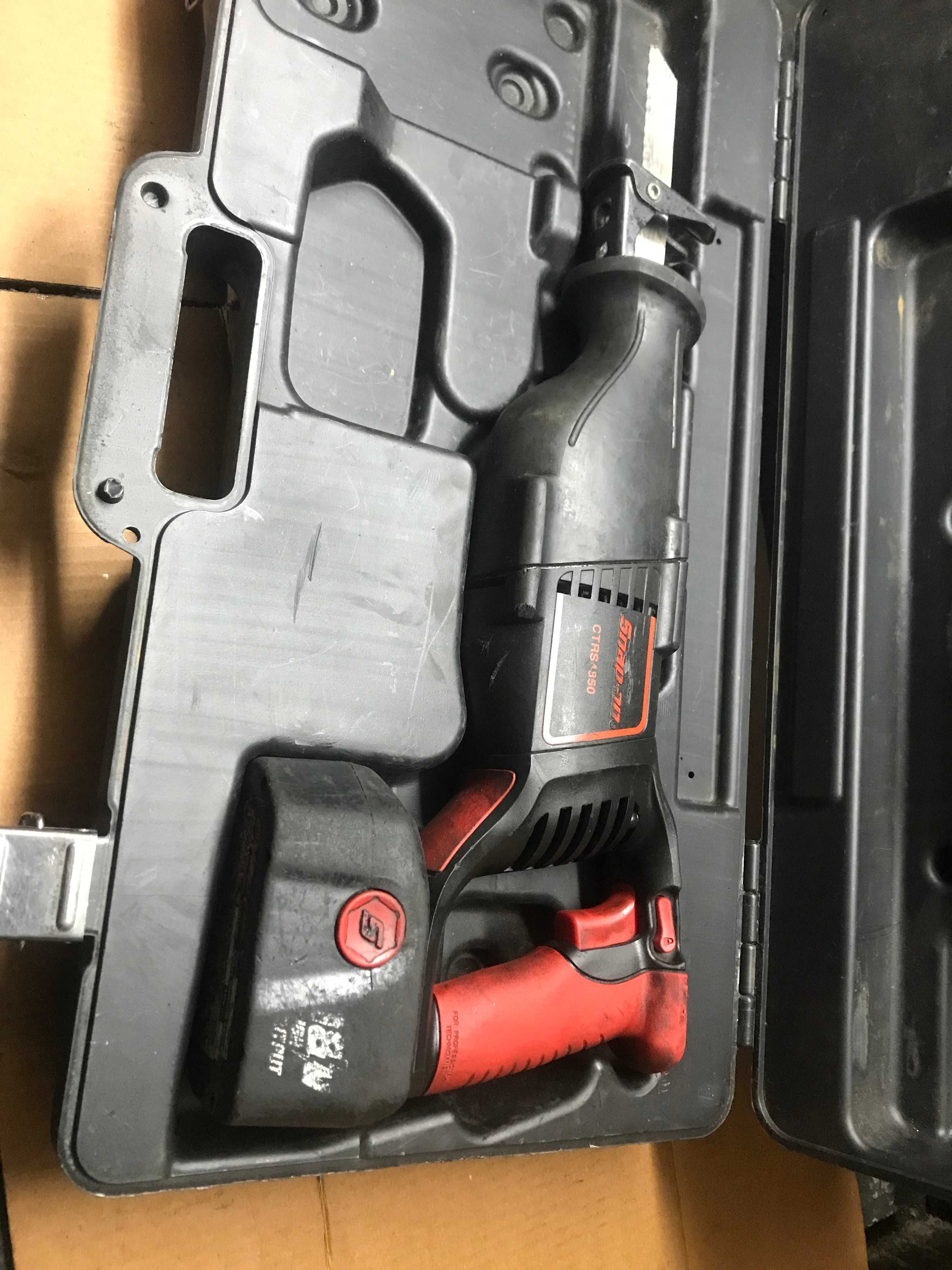 snap on 18v - lisica , lisi ogon , piła szablasta posuwowa