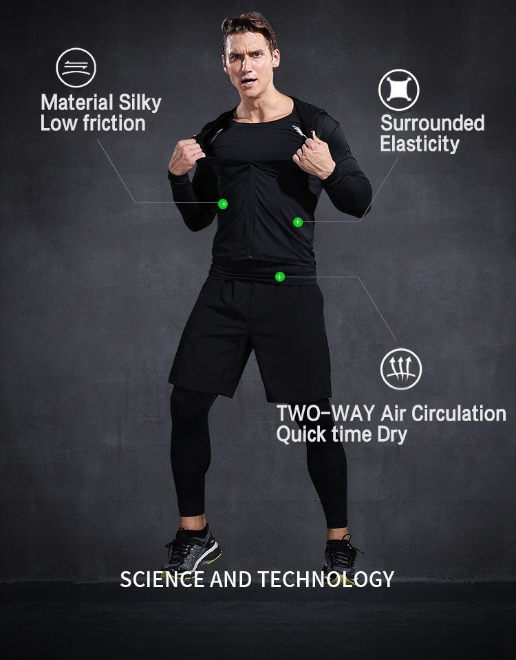 Компресійний костюм 5в1 PRO COMBAT (рашгард,лосини,шорти,вітровка)