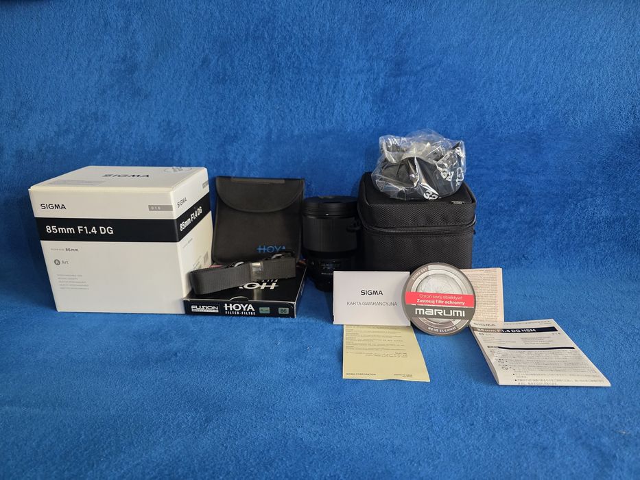 Sigma ART 85mm f/1.4 DG HSM Nikon + Filtr Hoya Fusion Antistatic