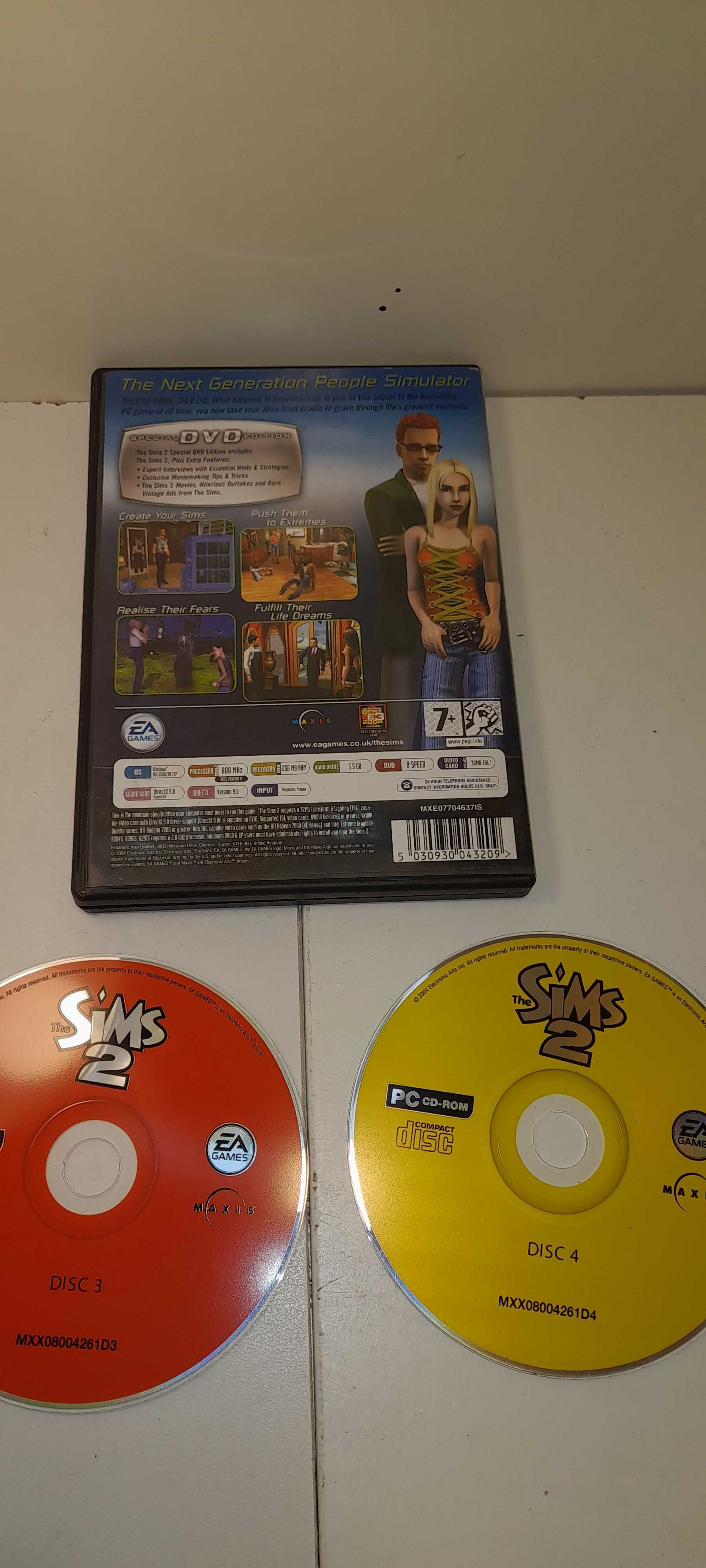 SIMS 2 PC trzy płyty.