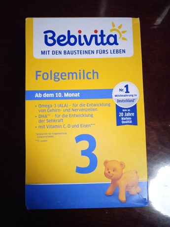 Продам детскую молочную смесь Bebivita 3 упаковка 500 грамм