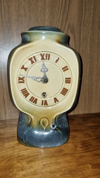 Zegar kominkowy porcelanowy