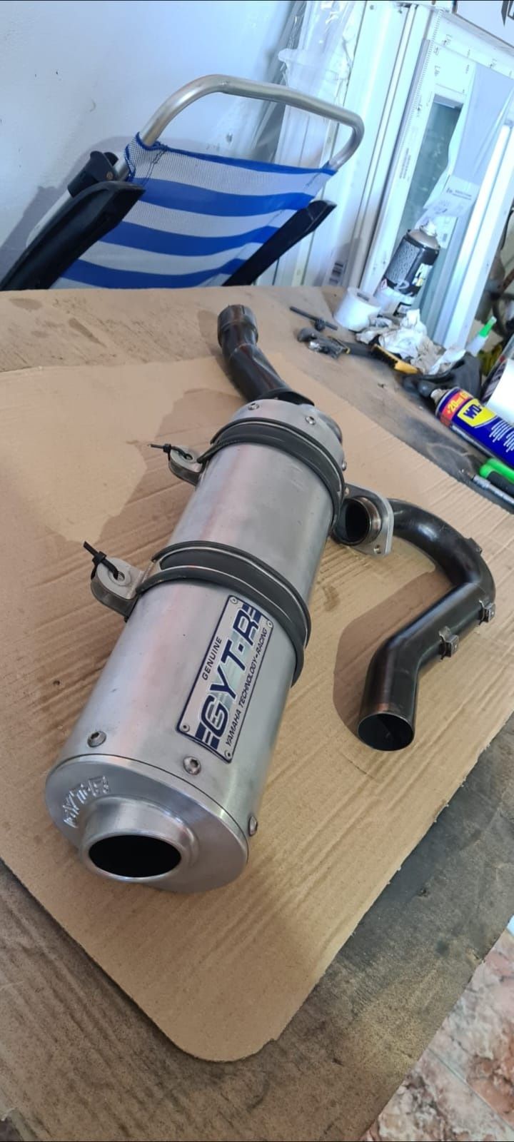Escape GYT-R para moto 4 yamaha yfz 450 carburador  de 2004 al 2009
