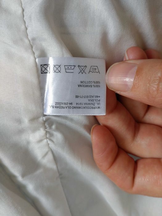 Spodniczka granatowa w biale groszki rozmiar S