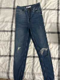 Spodnie jeansy skinny z wysokim stanem ZARA rozmiar 36