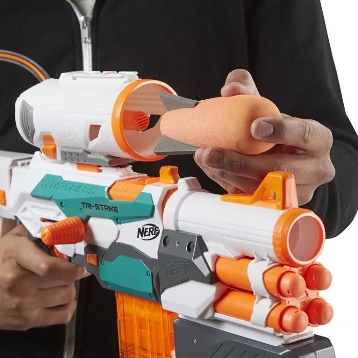 Бластер Нерф Модулус Три Страйк Nerf Modulus Tri-Strike Blaster