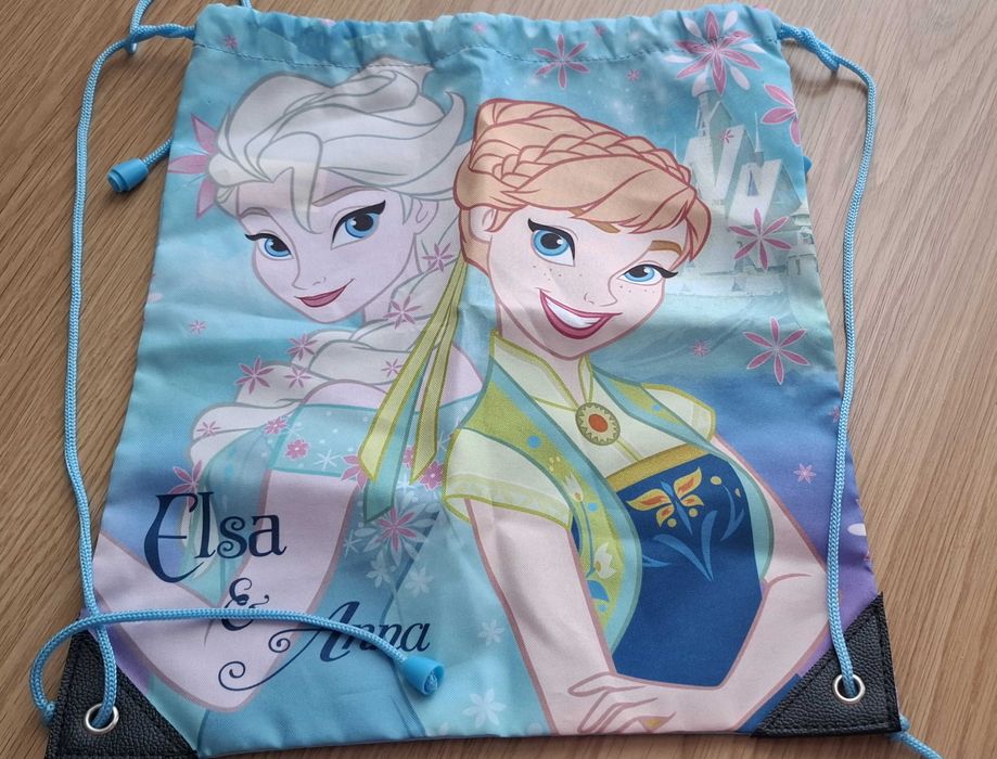 Saco Mochila com corda da Frozen (Novo)