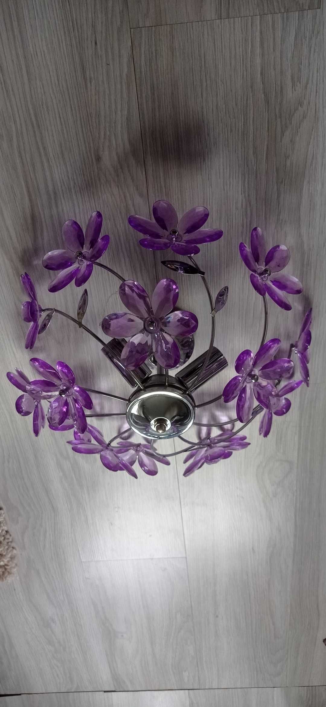 Lampa sufitowa kwiaty
