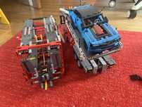 Zestaw lego laweta czerwona z autkiem 42098