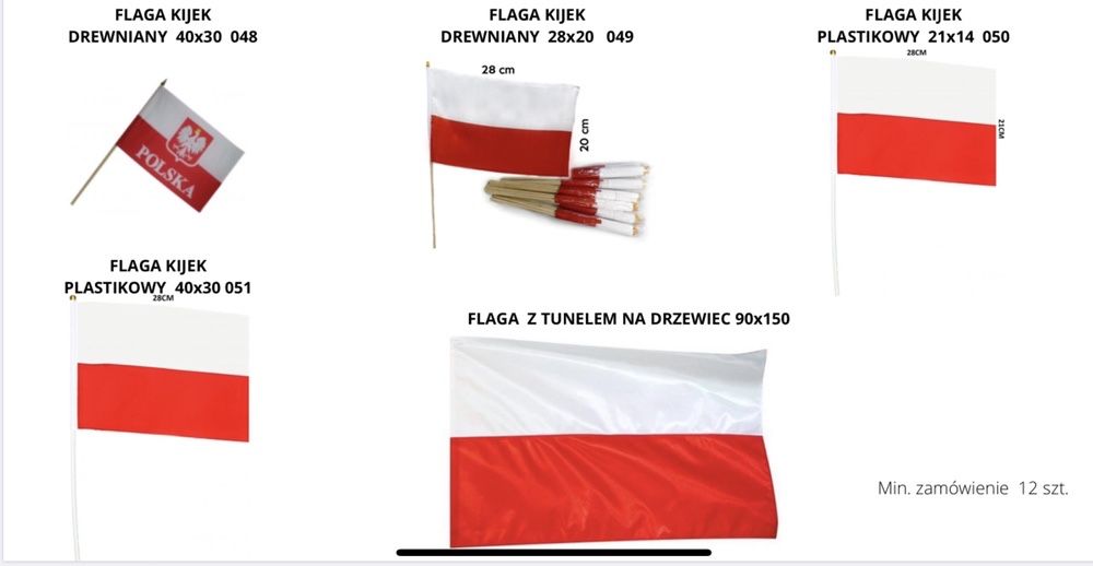 Gadżety kibica hurtownia  hurt flagi Polska  Czapki kibica