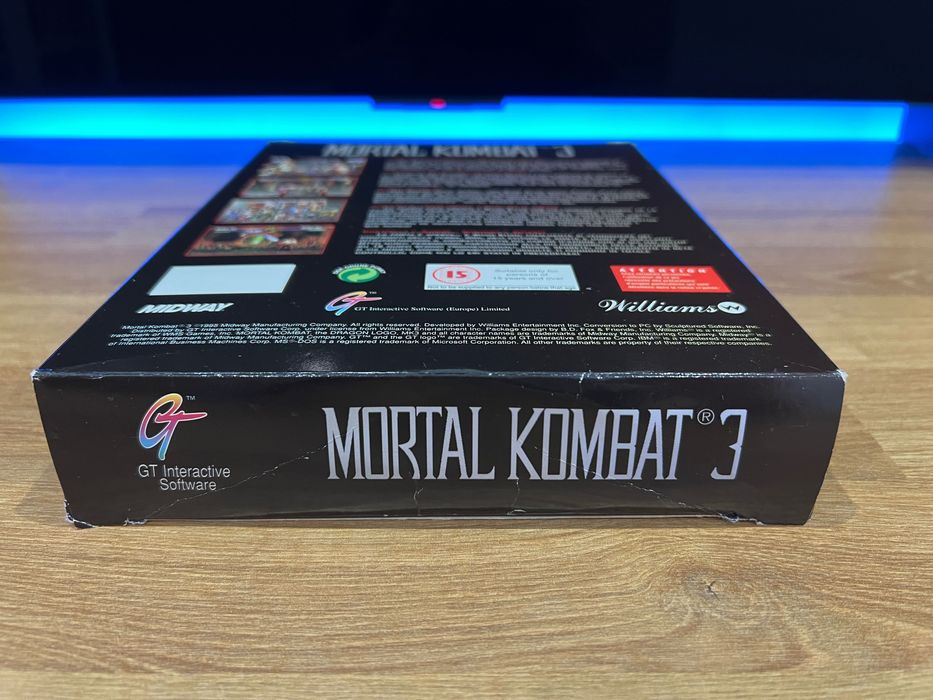 Mortal Kombat 3 (PC EN 1995) BIG BOX angielskie premierowe wydanie
